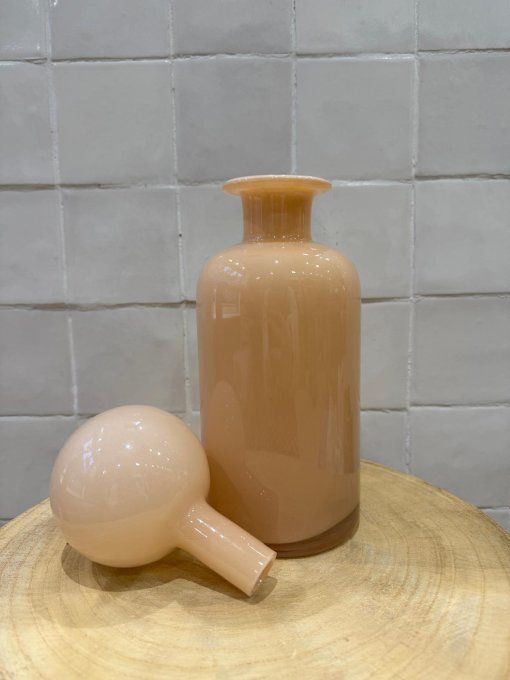 Vase bouteille Lisa champagne