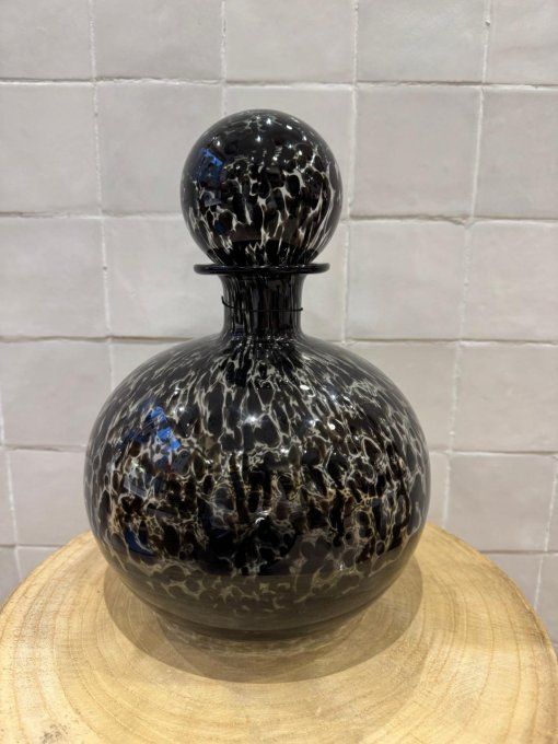 Carafe tigrée noire