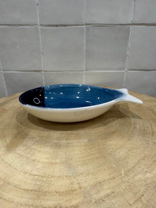 Coupelle poisson bleue