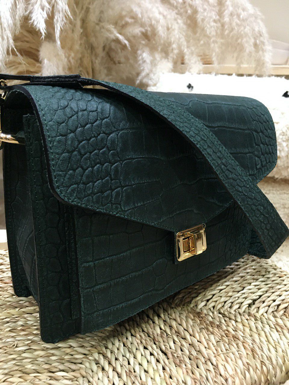 Sac crocodile vert hotsell