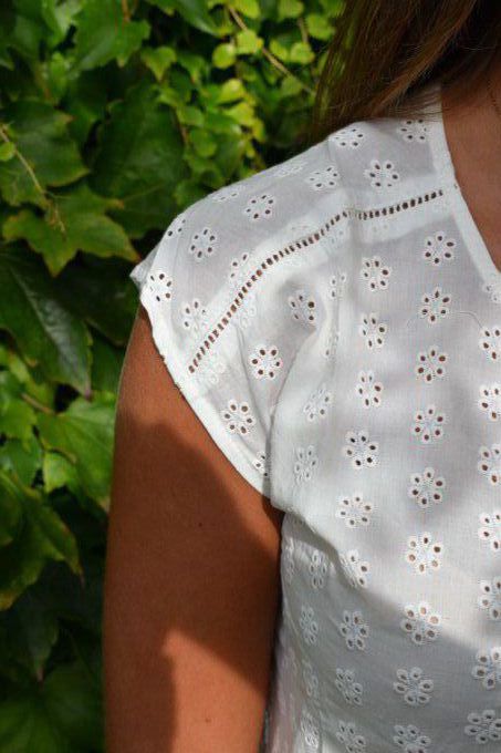 BLOUSE PANDO BRODERIE ANGLAISE