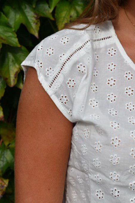 BLOUSE PANDO BRODERIE ANGLAISE