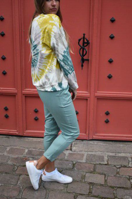 PANTALON AURORE CELADON